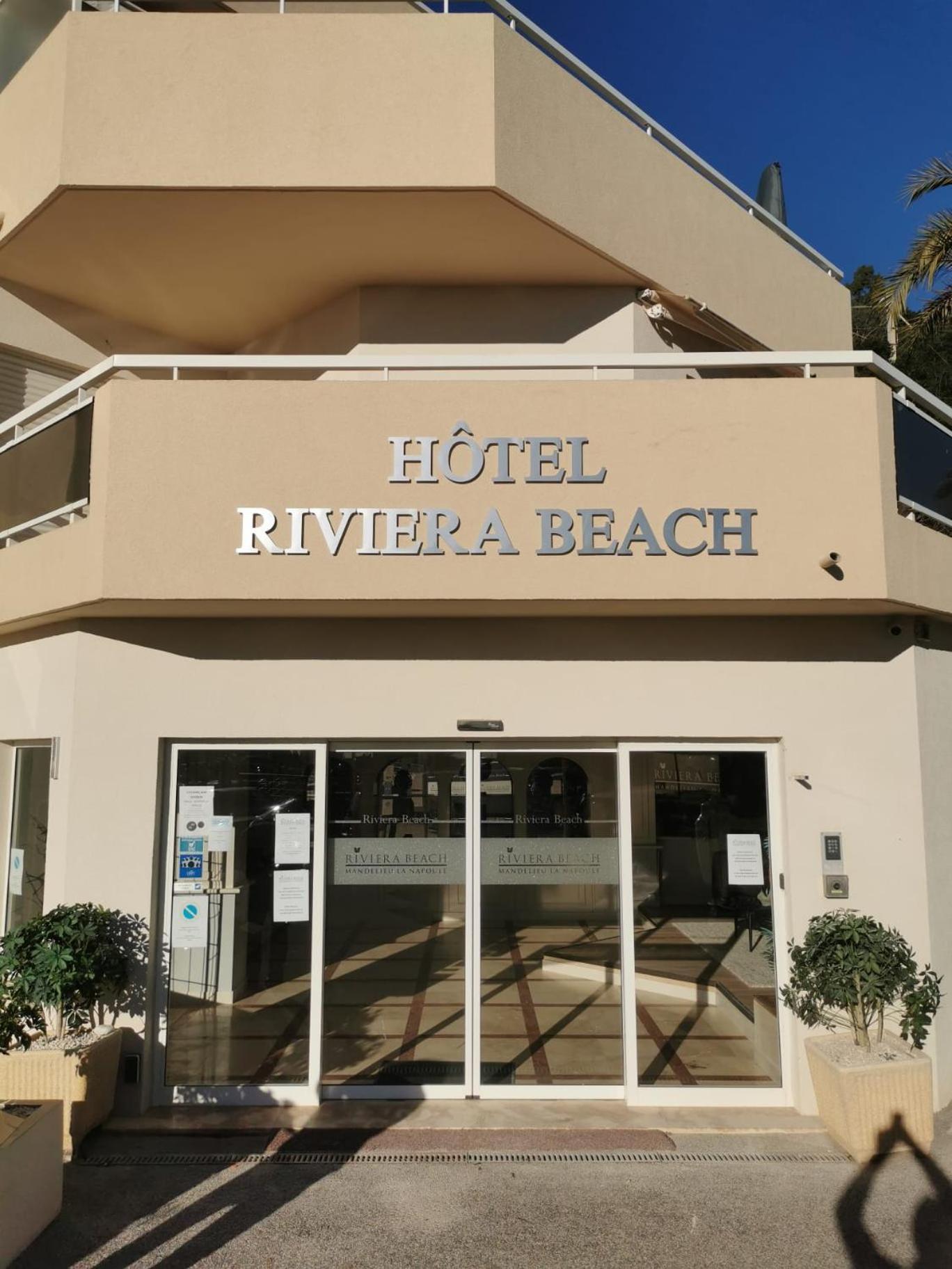 Riviera Beach Hotel Мандельє-ла-Напуль Екстер'єр фото
